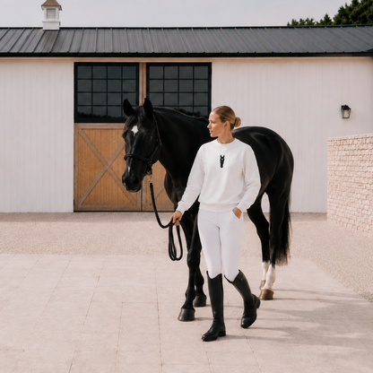 My Equi Art / Sweat-shirt - Édition limitée blanche