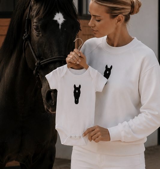 My Equi Art / Body para bebé - White Limited Edition